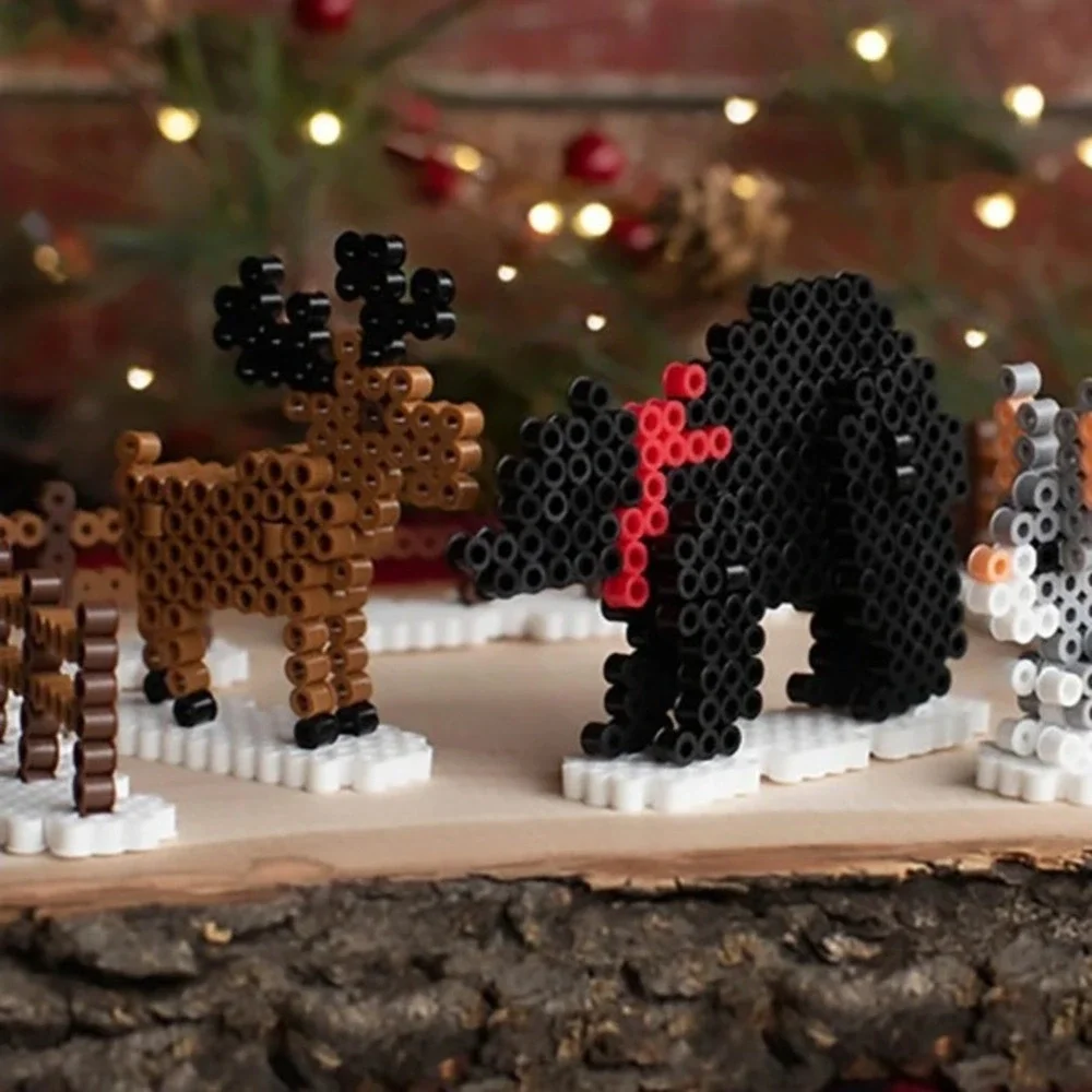 Perler Winter Lodge‎ 3D Fused Bead Kit 10000 Beads Christmas Cabin 80-54450 NEW